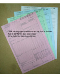 Lettre de Voiture Grand Format 4 feuillets, CMR, DUT Lettre de Voiture Grand Format 4 feuillets, CMR, DUT