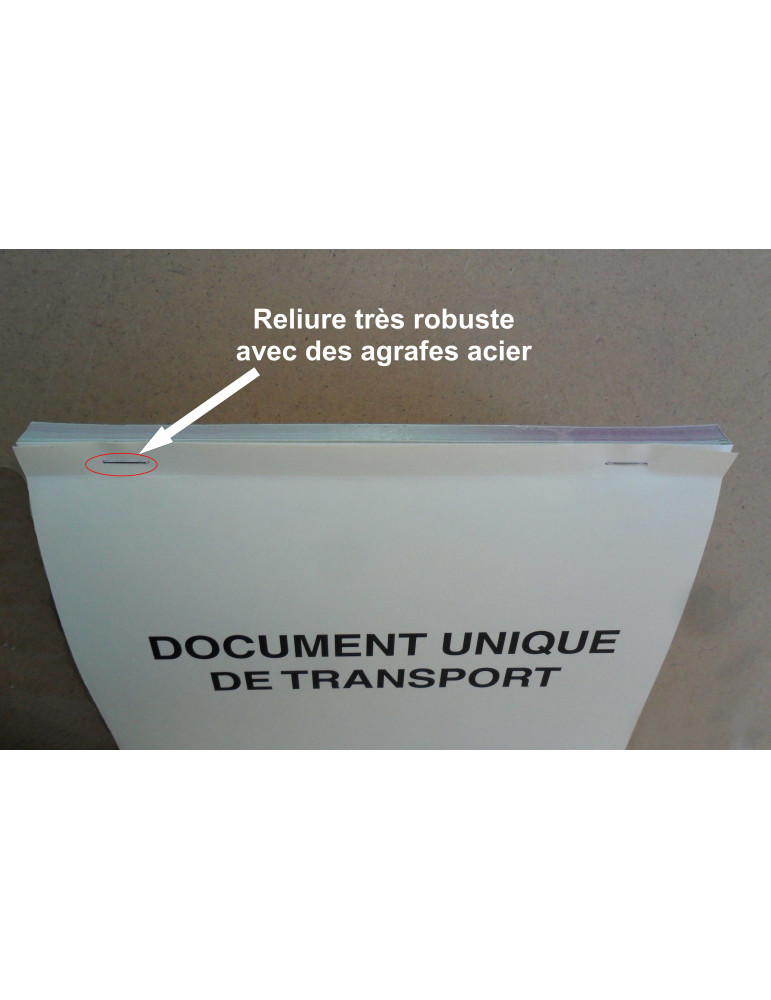 Lettre de Voiture Grand Format 5 feuillets,  DUT