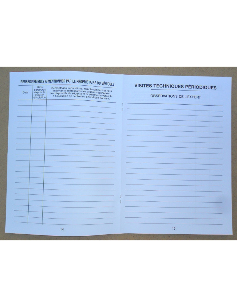 Entretien marchandises (non autocopiant 28 pages)