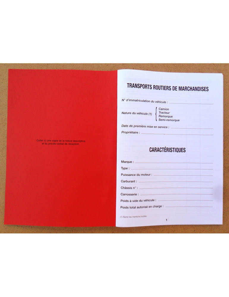 Entretien marchandises (non autocopiant 28 pages)