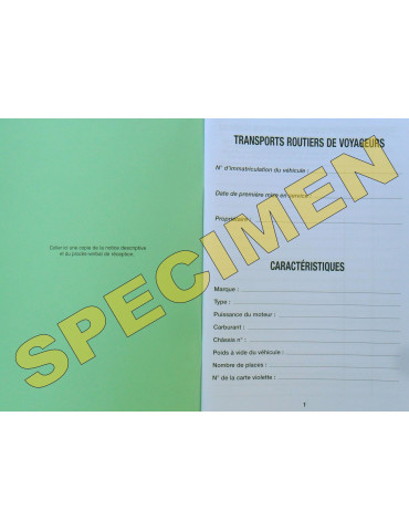 Entretien voyageurs (non autocopiant 28 pages)