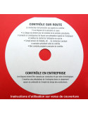 Bloc de 50 attestations d'activité (format disque)