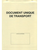 Lettre de Voiture Grand Format 5 feuillets,  DUT