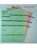 Lettre de Voiture Grand Format 50 LIASSES de 4 feuillets
