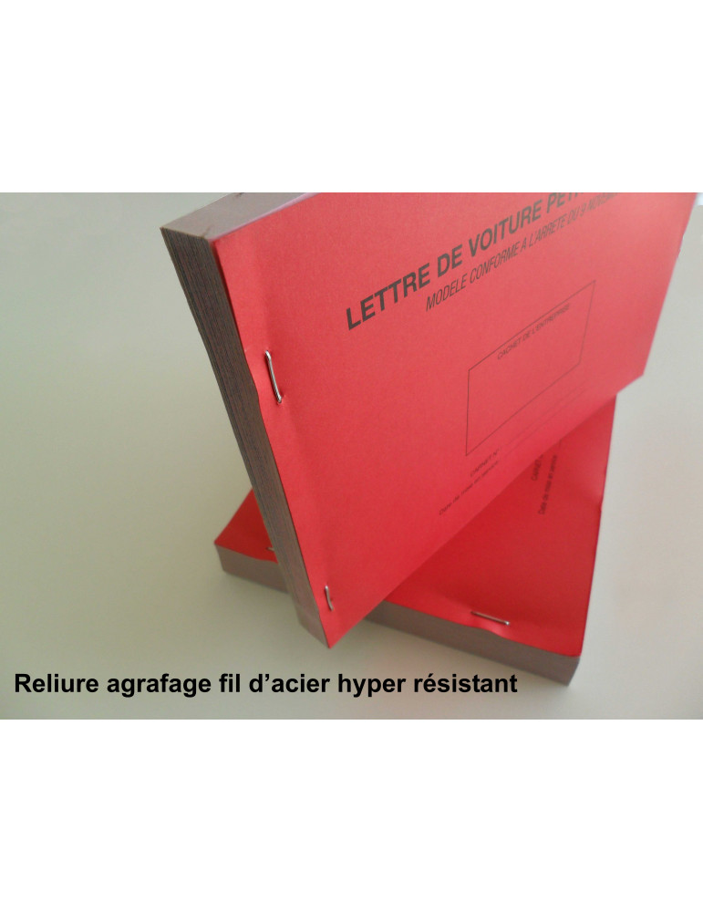 Lettre de Voiture Petit Format 4 feuillets